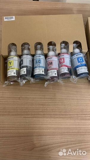 Чернила оригинальные Epson l805, l1800