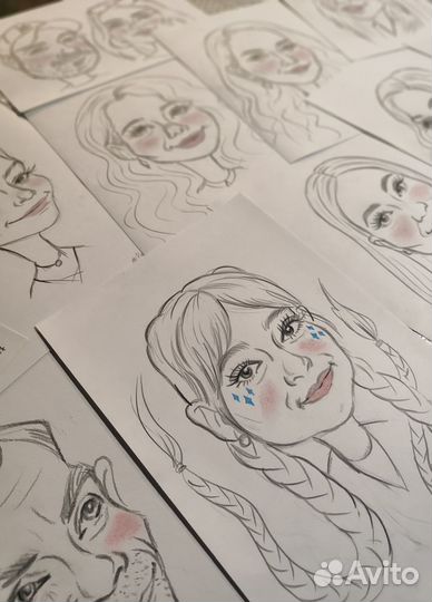 Шаржи на мероприятиях