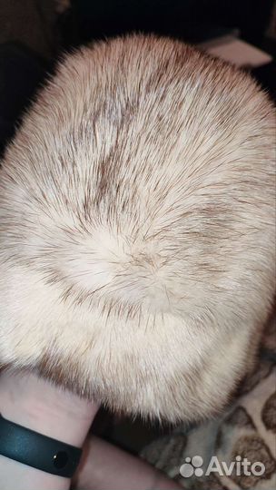 Шапка ушанка норковая