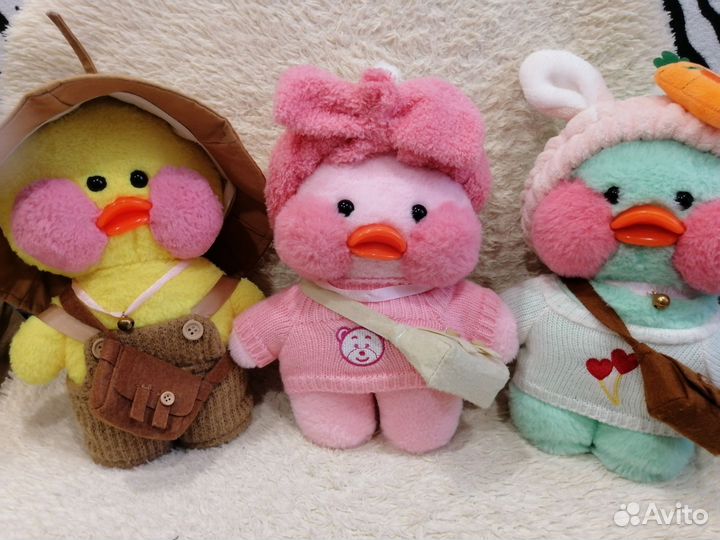 Мягкая игрушка Утка Lalafanfan