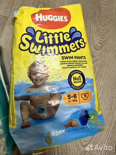Трусики-подгузники для плавания