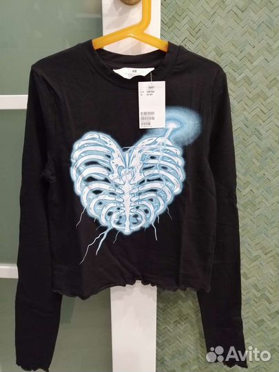 Свитшот лонг H&M джемпер
