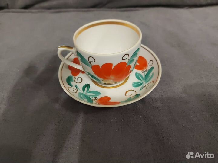 Чайная пара СССР дулево