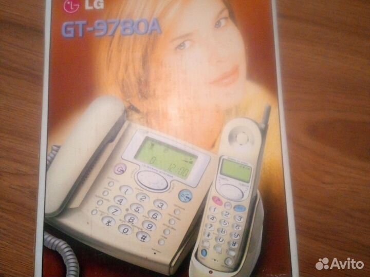 Стационарный телефон +Радиотелефон LG