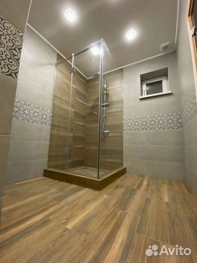 Стеклянная душевая кабина