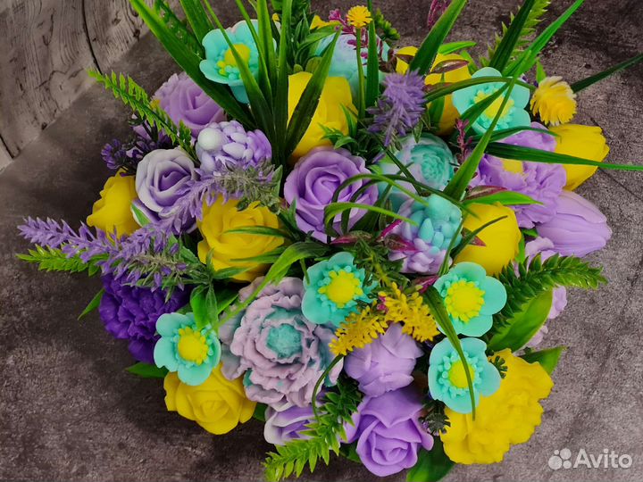 Букет из мыла для мамы. В наличии