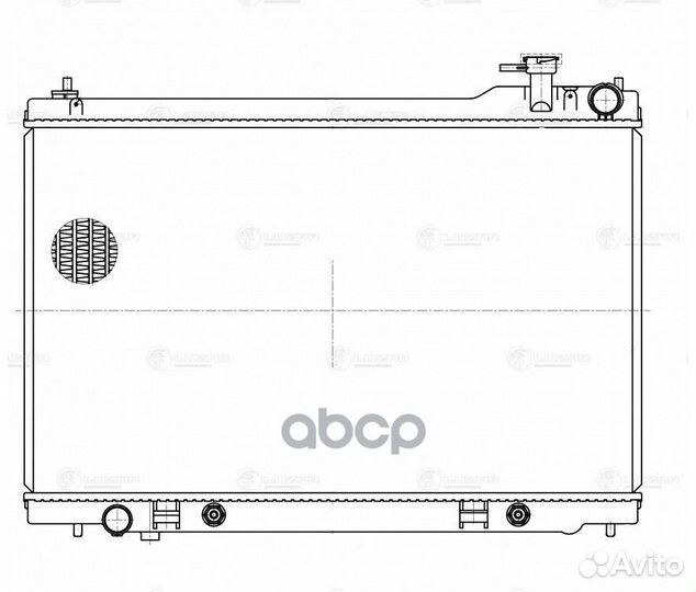 Радиатор охл. для а/м Infiniti FX35 (03) (LRc