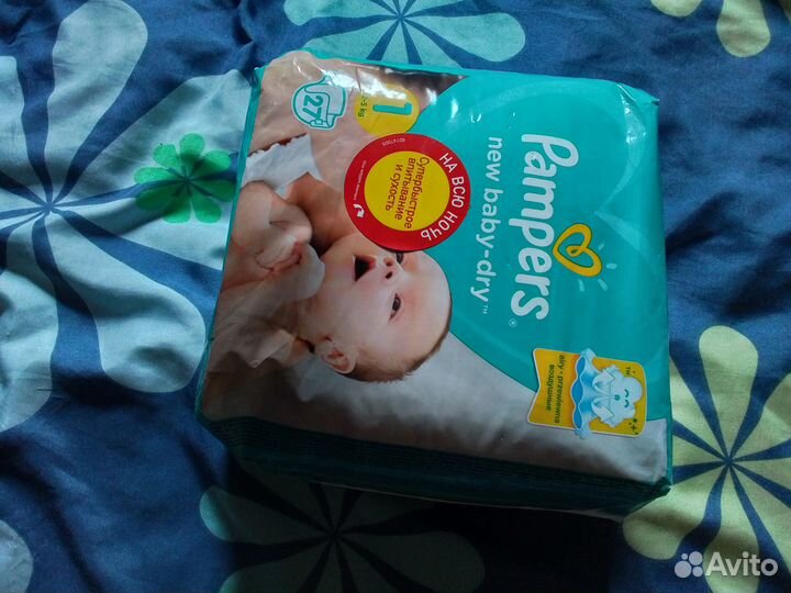 Pampers new born 2-5кг 27шт