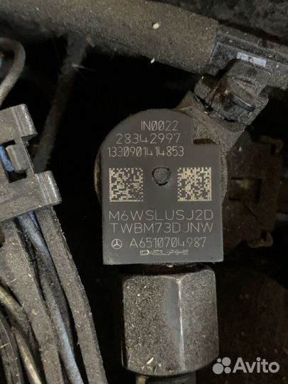 Форсунки Mercedes 2.2CDI A6510704987