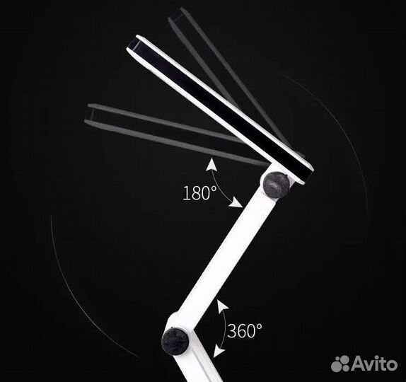 Складная настольная LED лампа с аккумулятором