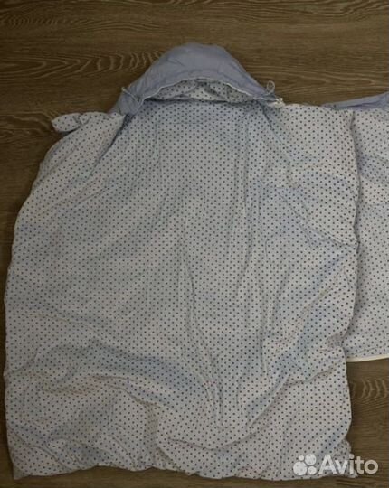 Конверт на выписку для мальчика зимний