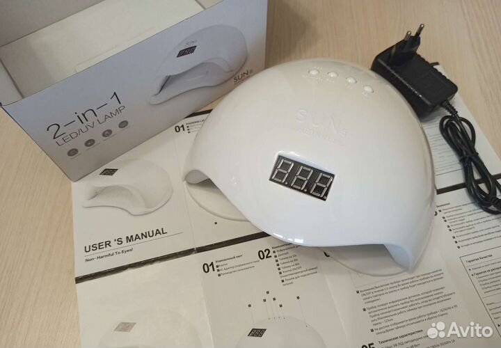 Лампа LED/UF для маникюра новая