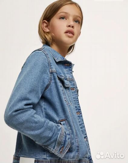 Джинсовая куртка для девочки