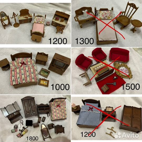 Sylvanian families мебель