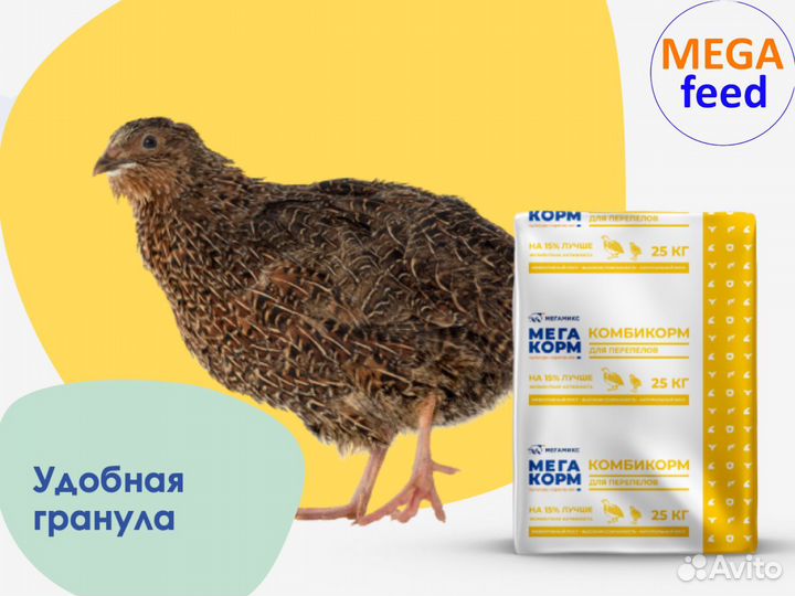 Мегакорм комбикорм для с/х животных птиц