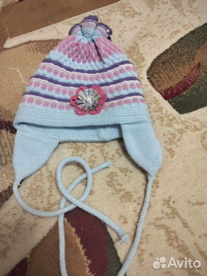 Комплект шапка и шарф для девочки