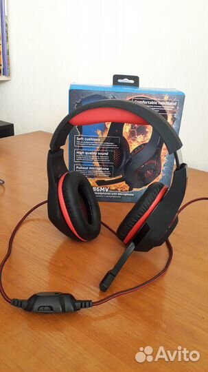 Игровые стереонаушники с микрофоном Sven