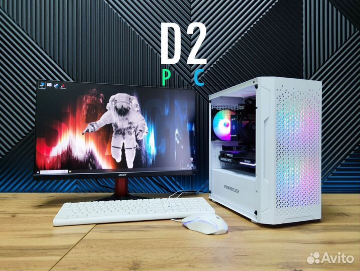 Пк+Монитор 165Гц /RTX 4060 / DDR4 32 GB