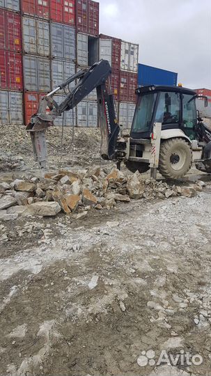 Услуги экскаватора погрузчика