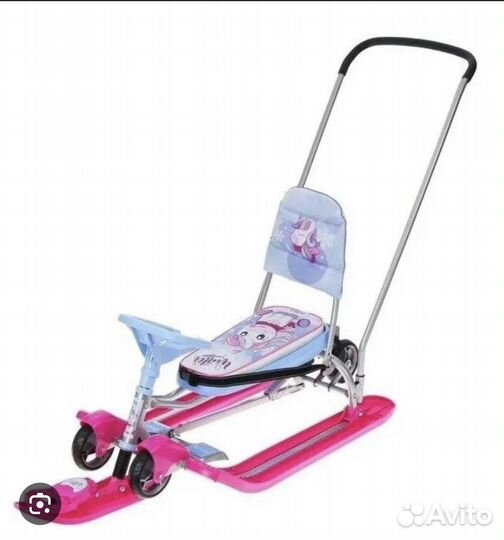 Снегокат Ника единорог