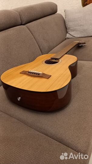 Акустическая гитара fender fa-15 steel 3/4