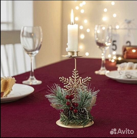 Подсвечник новогодний