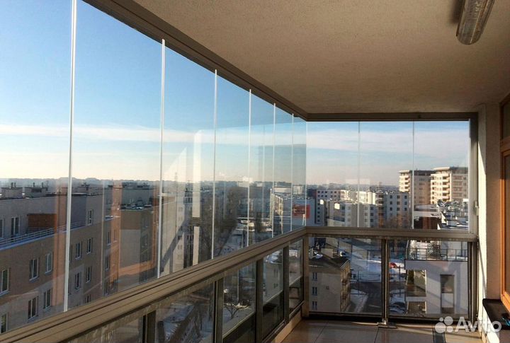 Безрамное остекление