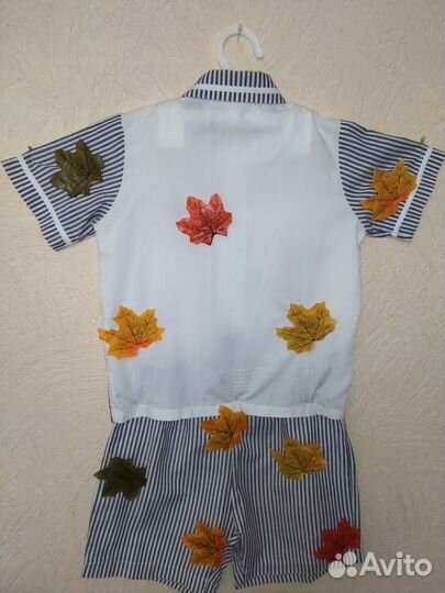 Листья осенние на булавке, для платьев и костюмов