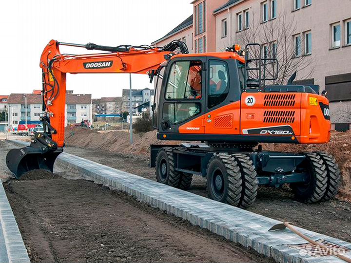 Колёсный экскаватор DOOSAN DX160W, 2024