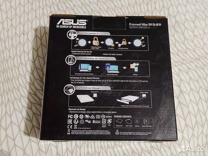 Asus External Slim DVD-RW lite