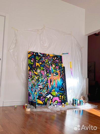 Картина авторская 120см