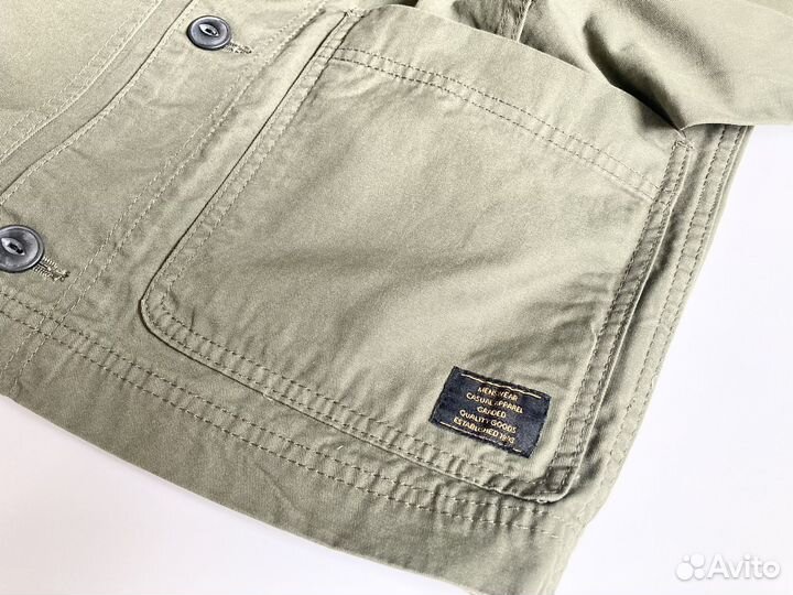 Куртка ветровка мужская H&M хаки 42 44