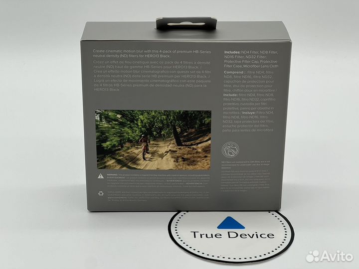 Комплект Gopro ND Filter 4-pack для Hero13