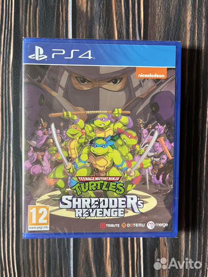 Tmnt shredder s revenge ps4 диск новый
