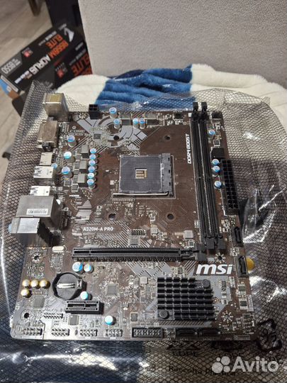 Материнская плата msi a320m a pro