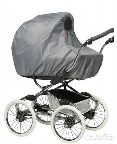 Чехол от дождя и снега на детскую коляску