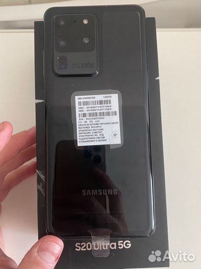 Samsung Galaxy S20 Ultra 5G, 12/128 ГБ