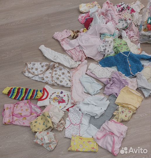 Вещи пакетом на малышку и эргорюкзак