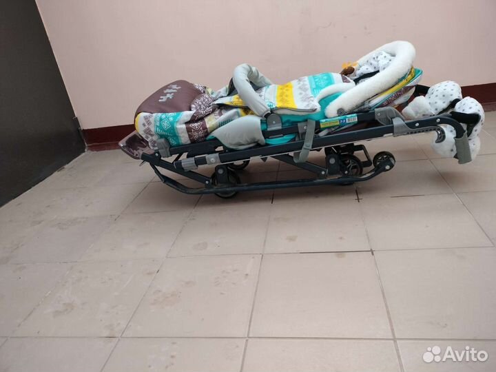 Санки коляска nika