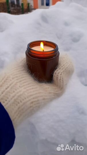 Свечи из натурального соевого воска