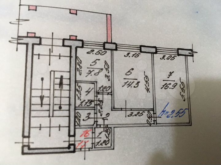 2-к. квартира, 48,7 м², 1/5 эт.
