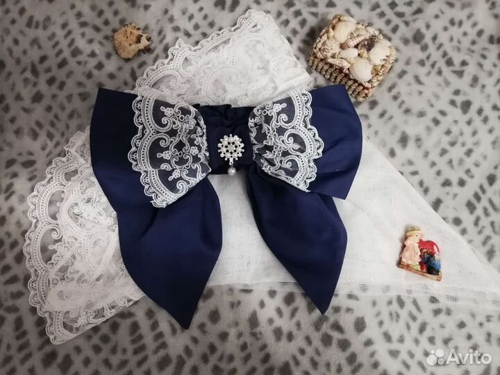 Бант для конверта на выписку