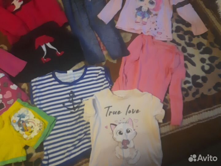 Детские вещи пакетом 500на девочку 4-6лет