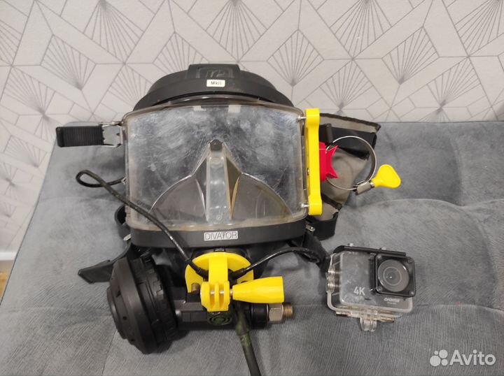 Крепление для камеры на маску AGA MK II divator