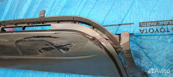 Спойлер переднего бампера Rav 4 (3) Long