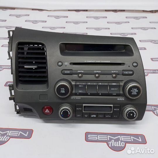 Магнитола штатный Хонда Цивик 8 4д FD1 FD3 FD7