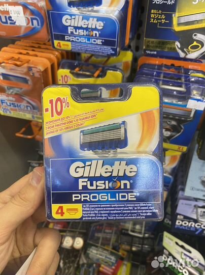Оригинал. Лезвия Fusion Proglide 4шт