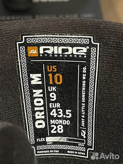 Сноубордические ботинки Ride Orion 43
