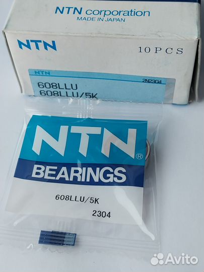 608 2RS (LLU), подшипник NTN (Оригинал - Япония)