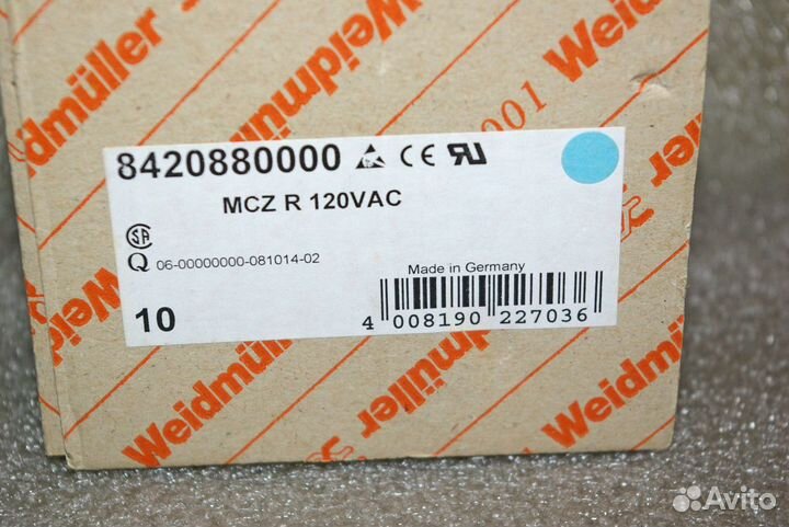 Weidmuller MCZ R 120V 8420880000